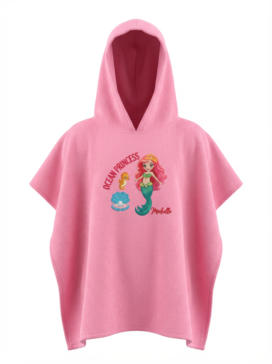 Resort wear Cabs 4 Poncho Girls Mermaid Princess